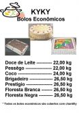 Bolos econômicos.
